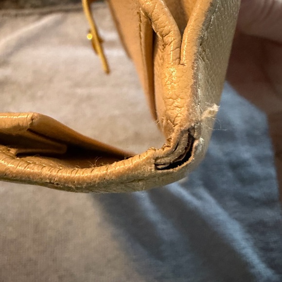 *project* Chanel Coco bifold long wallet in tan caviar leather - Picture 14 of 17